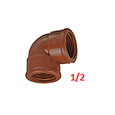 [C01] CODO ROSCABLE 1/2 X 90   PLASTIGAMA