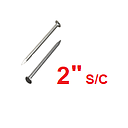 [C2C-S/C] CLAVOS 2"  SIN CABEZA  / ( 2 X 12 )