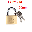 [CANDADO-400] CANDADO   20MM   FAIBY VIRO  (551)