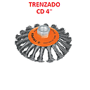 [CEPI-210] CEPILLO COPA CIRCULAR CD TRENZADO 4"X5/8