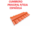 [CUMB-152] CUMBRERO PRINCIPAL P/TEJA ESPAÑOLA 1.05 MTR NARANJA