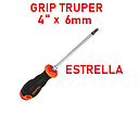 [DESARMADOR-110] DESARMADOR ESTRELLA 4" X 6MM TRUPER GRIP