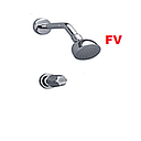 [DUCHA-900] LLAVE+DUCHA CAMPANOLA CAPRI CR. FV (479.120/71CR)
