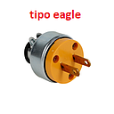 [ENCHU-001] ENCHUFE BLINDADO 2P / TIPO EAGLE