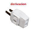 [ENCHU-052] ENCHUFE DERIVACION CAUCHO T/USA