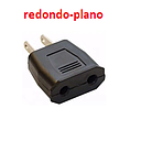 [ENCHU-071] ENCHUFE ADAPTADOR REDONDO-PLANO