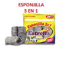 [ESPONJA-100] ESPONJILLA 3X1