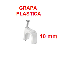 [GRAP10] GRAPA PLASTICA C/CLAVO 10MM / 100 UND