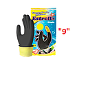 [GUANTE-080] GUANTE CAUCHO ESTRELLA # 9 / BI-COLOR Calibre 25