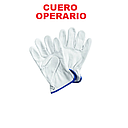 [GUANTE-350] GUANTES DE CUERO PARA OPERARIO  -  CORTOS