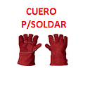 [GUANTE-500] GUANTES DE CUERO PARA SOLDAR (COLORES)  -  LARGO
