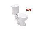 [INO-150] INODORO BLANCO ANDES REDONDO/ PUSH BOTON EDESA (841574033656)