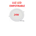 [LAMP-520] LED REDONDA 24W EMPOTRABLE LUZ BLANCA LAMPARA (IL040118)
