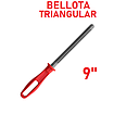 [LT-9] LIMA TRIANGULAR BELLOTA  9"   CABO/PLASTICO