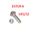 [PEES-014] PEES-1X5/32      PERNOS ESTUFA