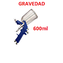 [PINTAR-010] PISTOLA PINTAR DE GRAVEDAD 600ML NIQUELADA WIND