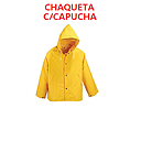 [PONCHO-030] ABRIGO IMPERMEABLE 3/4 CON CAPUCHA (TALLA L)