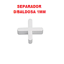 [SEPARADOR-100] SEPARADOR D/BALDOSA CRUZ 1MM / 200 UNIDADES
