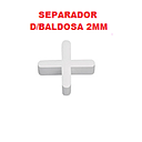 [SEPARADOR-105] SEPARADOR D/BALDOSA CRUZ 2MM / 200 UNIDADES