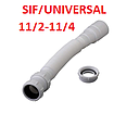 [SIFON-040] SIFON ACORDEON UNIVERSAL 11/4 O 11/2 BL (E240.02URADHBL)