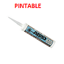 [SILICON-023] SILICONE PINTABLE ABRO BLANCO ACRÍLICO