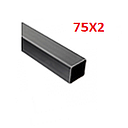 [TCUA-071] TUB CUADRA 75X2MM / 3 X 2MM-(TC75X3) 6MTS