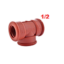 [TEE01] TEE ROSCABLE 1/2 PLASTIGAMA