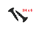 [TOAG-001] TOAG-3/4X6   TORNILLO AGLOMERADO MDF
