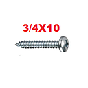 [TOAU-020] TOAU-3/4X10     TORNILLO AUTOROSCABLE