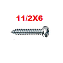 [TOAU-035] TOAU-11/2X6      TORNILLO AUTOROSCABLE