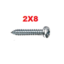 [TOAU-041] TOAU-2X8           TORNILLO AUTOROSCABLE