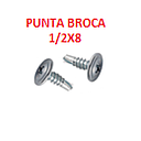 [TOGY-011] TOGY-1/2X8 ESTRUCTURA PUNTA BROCA GALVANIZADO (13001)