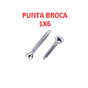 [TOGY-060] TOGY-1X6 UNIR PLACA ESTRUCTURA PUNTA BROCA GALVZ.