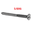 [TOMA-005] TOMA-5/8X6     TORNILLO MADERA