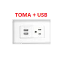 [TOMACO-753] TOMACO + USB BLANCO AQUA MAVIJU