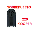 [TOME-050] TOMA 220 SOBREPUESTO COOPER P/SOLDAR