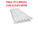 [TRASLU-066] TRASLUCIDO P3 CRISTAL 3.00 X 0.83 MTRS POLICARBONATO