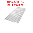 [TRASLU-068] TRASLUCIDO P7 CRISTAL 1.83 X 0.92 MTRS POLICARBONATO