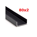 [U80X2] PERFIL CANAL U 80X40X2MM(6MTS)