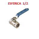 [VALVULA-015] VALVULA CROMO ESFERICA 1/2  FV (652.0.E.13CR)