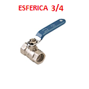 [VALVULA-020] VALVULA CROMO ESFERICA 3/4  FV (652.0.E.19CR)