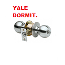 [CERRADURA-206] CERRAD. YALE DORMITORIO NIQUELADA POMO (9009)