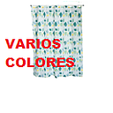 [CORTINA-502] CORTINA BAÑO UNICOLOR 1.80 X 1.80