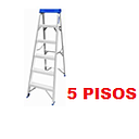 [ESCALERA-042] ESCALERA PATA DE GALLO 5 PISOS (1.50MTRS) WADFOW