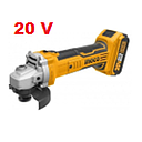 [AMOLADORA-007] AMOLADORA INALAMBRICA ANGULAR 4 1/2 "20V" 8500 RPM 1 AÑO GARANTIA FAB