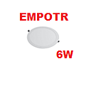 [PANEL-048] PANEL EMPOTR REDONDO LUZ BLANCA 6W LAMPARA (IL040405)